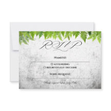 Romantische Ferns Blätter Elegante Naturhochzeit