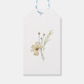 Romantische Field-Blume-Hochzeitstag Geschenkanhänger (Vorderseite)