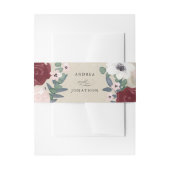 Romantische Florals Einladung Bly Band (Vorderseite Beispiel)