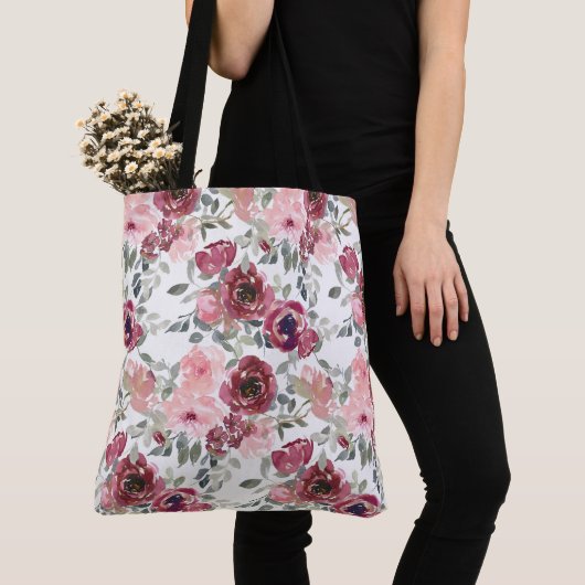 Romantische Florals Tasche (Von Nahem)