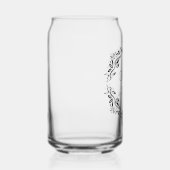 Romantische Foliage Monogram Dosenglas (Rechts)