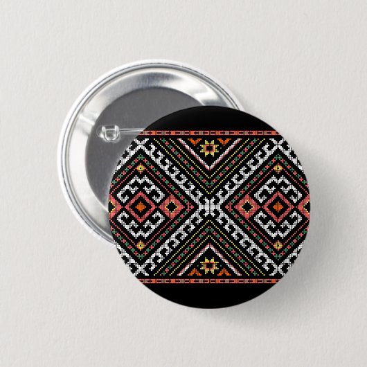 Romantische Folkloresymbol populäre Motif Kostümba Button (Vorne & Hinten)