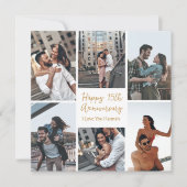 Romantische Foto Collage Card zum Jubiläum (Vorderseite)