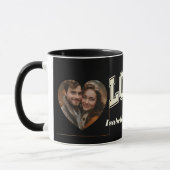 Romantische Foto & Name Liebe Valentine Tasse (Links)