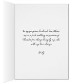 Romantische Foto-Overlay-Jubiläumskarte (Innen (Rechts))