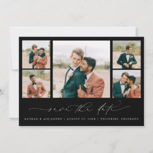 Romantische Foto-Save-the-Date-Verlobungskarten Save The Date