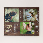 Romantische Fotos aus eigenem, individuellem Monog Puzzle (Horizontal)