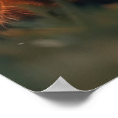 Romantische Fox-Liebe Poster (Ecke)