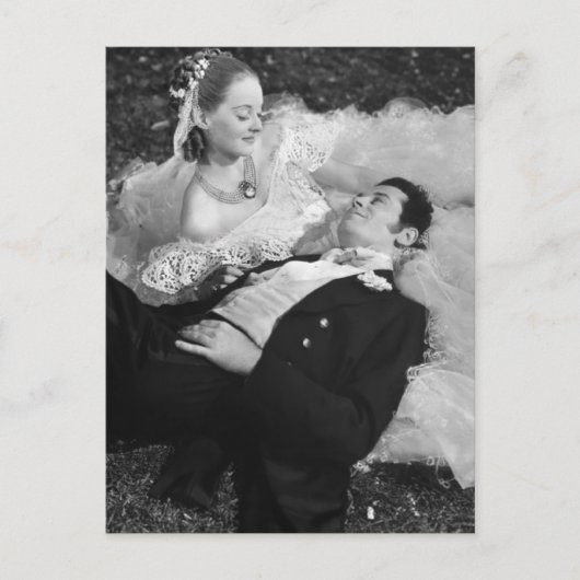 Romantische französische Postkarte (Vorderseite)