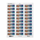 ROMANTISCHE FRAU MIT SPARKLING-PEACOCK-FEATHER (Vorne)