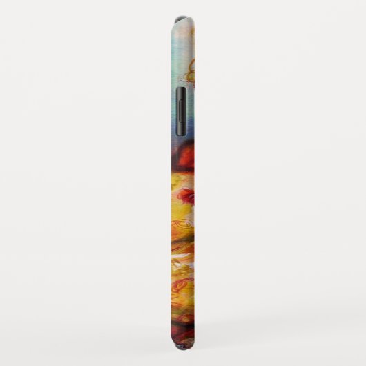 ROMANTISCHE FRAU MIT SPARKLING-PEACOCK-FEATHER Case-Mate iPhone HÜLLE (Hinten/Rechts)