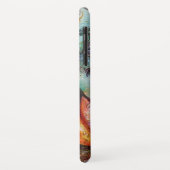 ROMANTISCHE FRAU MIT SPARKLING-PEACOCK-FEATHER Case-Mate iPhone HÜLLE (Hinten/Links)