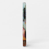 ROMANTISCHE FRAU MIT SPARKLING-PEACOCK-FEATHER Case-Mate iPhone HÜLLE (Hinten/Links)