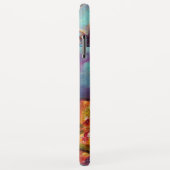 ROMANTISCHE FRAU MIT SPARKLING-PEACOCK-FEATHER Case-Mate iPhone HÜLLE (Hinten/Rechts)