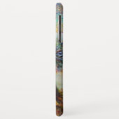 ROMANTISCHE FRAU MIT SPARKLING-PEACOCK-FEATHER Case-Mate iPhone HÜLLE (Hinten/Links)