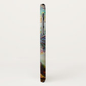 ROMANTISCHE FRAU MIT SPARKLING-PEACOCK-FEATHER Case-Mate iPhone HÜLLE (Hinten/Links)