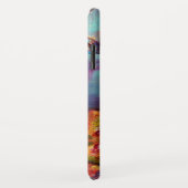 ROMANTISCHE FRAU MIT SPARKLING-PEACOCK-FEATHER Case-Mate iPhone HÜLLE (Hinten/Rechts)