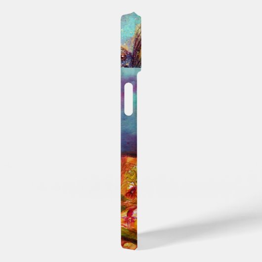 ROMANTISCHE FRAU MIT SPARKLING-PEACOCK-FEATHER Case-Mate iPhone HÜLLE (Rückseite / Rechts)