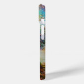 ROMANTISCHE FRAU MIT SPARKLING-PEACOCK-FEATHER Case-Mate iPhone HÜLLE (Rückseite / Links)