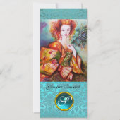 ROMANTISCHE FRAU MIT SPARKLING-PEACOCK-FEATHER EINLADUNG (Vorderseite)