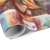 ROMANTISCHE FRAUEN UND MASKERADE GESCHENKPAPIER (Rolleneckpunkt)