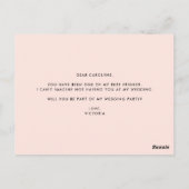 Romantische Frühlingsblumen sind meine Blütenmädch Postkarte (Rückseite)