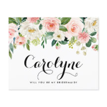 Romantische Frühlingsblumen werden Sie meine Braut