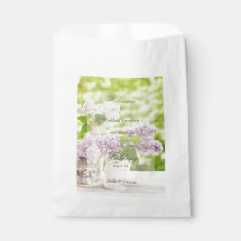 Romantische Frühlingssonne Blume Floral White Lila Geschenktütchen