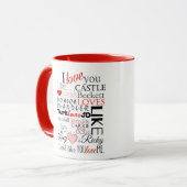 Romantische Funny TV Paare Mug Tasse (Vorderseite Links)