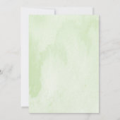 Romantische Gartelichter zur Hochzeitseinladung Ankündigung (Rückseite)