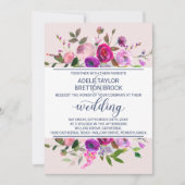 Romantische Gartenhochzeit Einladung (Vorderseite)