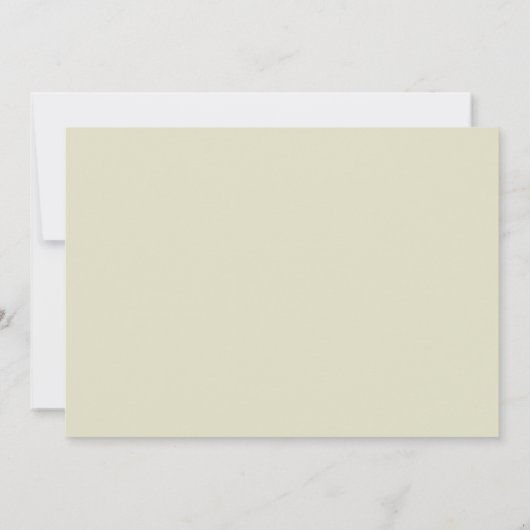 Romantische Gartenhochzeit Save The Date (Rückseite)