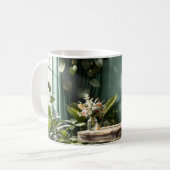Romantische Gartenlandschaft Kaffeetasse (Vorderseite Links)