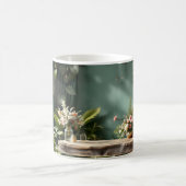 Romantische Gartenlandschaft Kaffeetasse (Mittel)