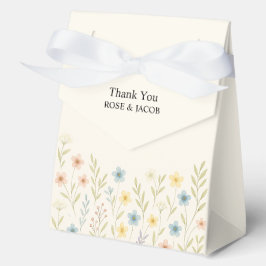 Romantische Gastgeschenk Hochzeit der Wildblume Geschenkschachtel