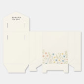 Romantische Gastgeschenk Hochzeit der Wildblume Geschenkschachtel (Ungefaltet)