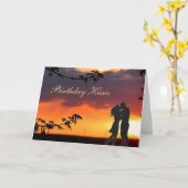 Romantische Geburtstags-Karte Karte (Gelbe Blume)