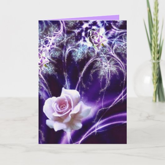 Romantische Geburtstags-Karte Karte (Vorderseite)