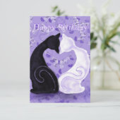 Romantische Geburtstagskarte Schöne Couple-Liebe Karte (Stehend Vorderseite)