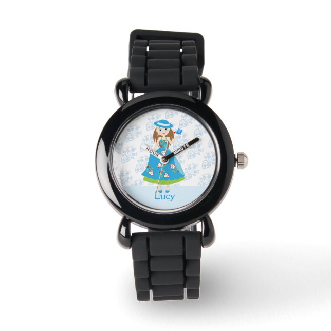 Romantische Geburtstagsparty Armbanduhr (Vorderseite)