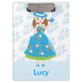 Romantische Geburtstagsparty Klemmbrett (Vorderseite)