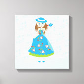 Romantische Geburtstagsparty Leinwanddruck (Vorderseite)