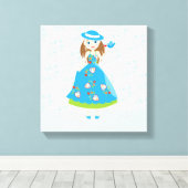 Romantische Geburtstagsparty Leinwanddruck (Insitu (Holzboden))