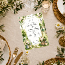 Romantische Geheim-Garten Eleganz Hochzeit