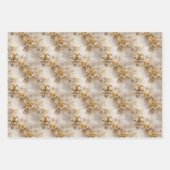 Romantische Gelbe Rosen Geschenkpapier Set (Vorderseite 3)