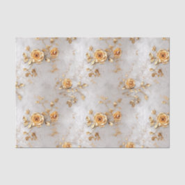 Romantische Gelbe Rosen Seidenpapier