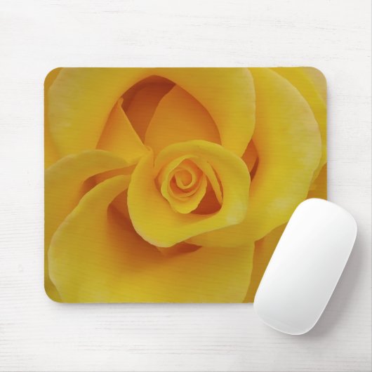 Romantische Gelbe Rosenblätter Mousepad (Mit Mouse)