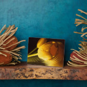 Romantische Gelbtuppe Fotoplatte (Seite)