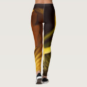 Romantische Gelbtuppe Leggings (Rückseite)