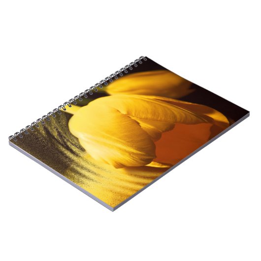 Romantische Gelbtuppe Notizblock (Linke Seite)